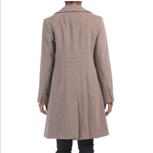 Beige wool coat